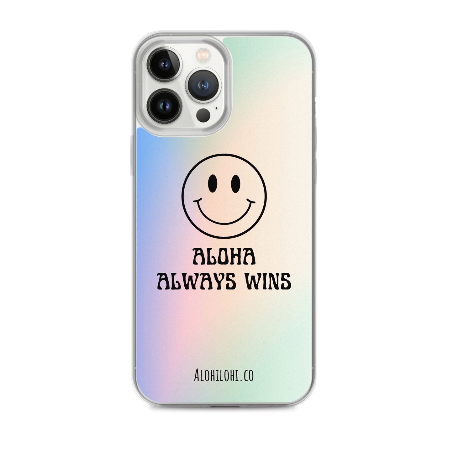 Aloha Always Wins (5) - Clear iPhone Case