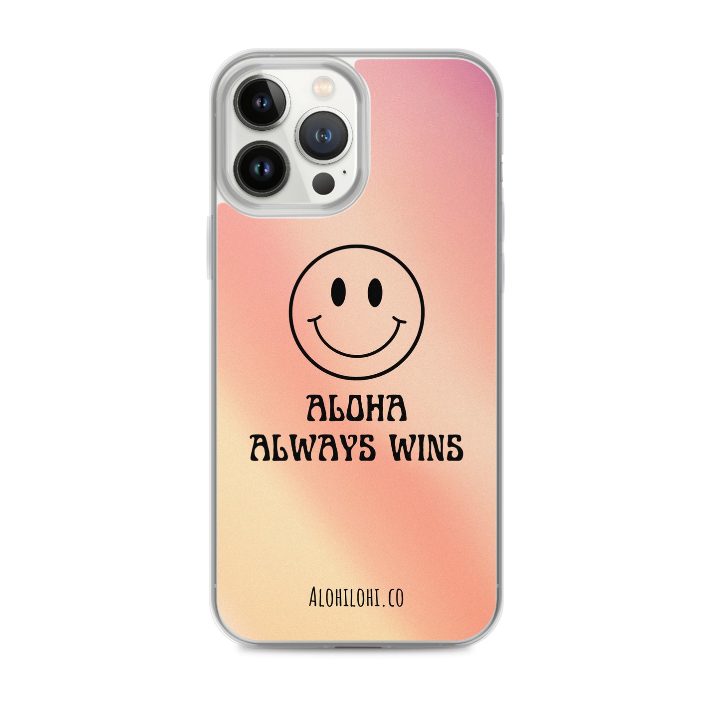 Aloha Always Wins (8) - Clear iPhone Case