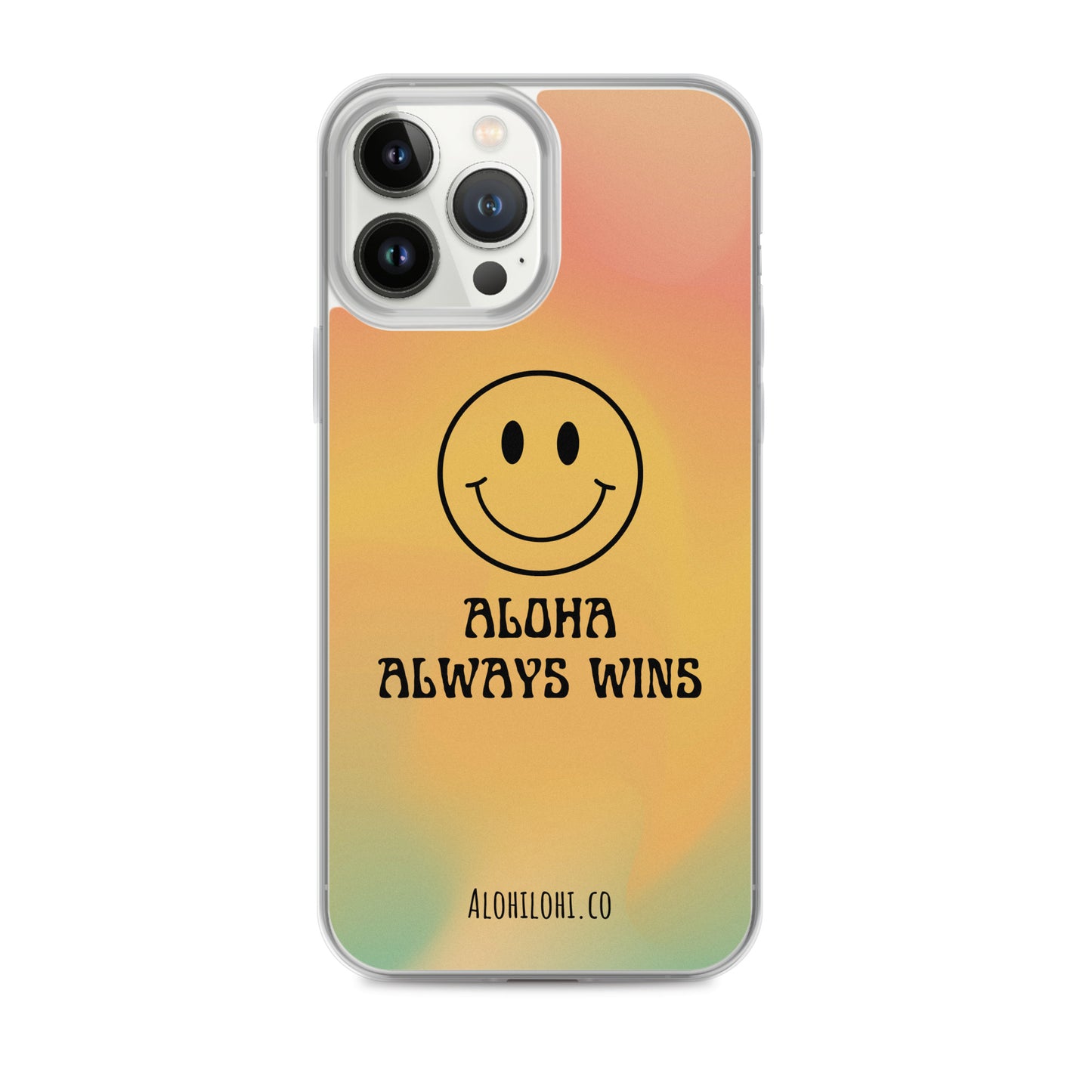 Aloha Always Wins (10) - Clear iPhone Case