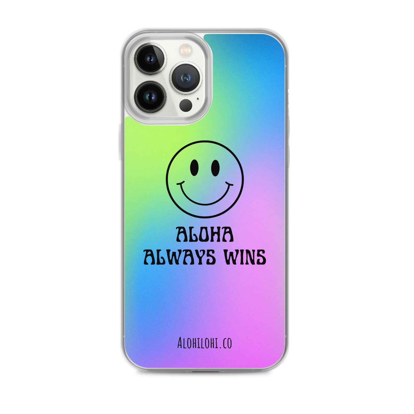 Aloha Always Wins (11) - Clear iPhone Case