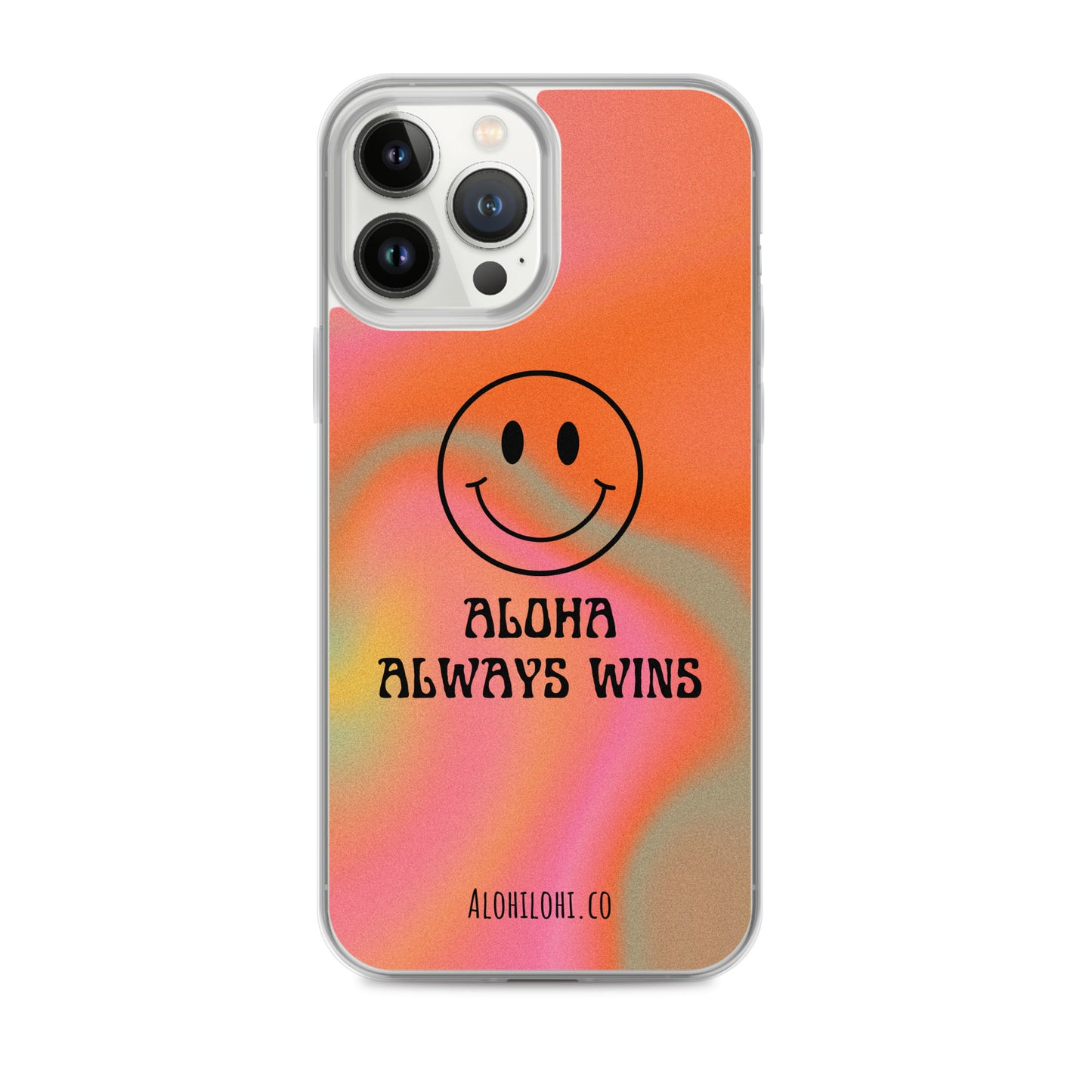 Aloha Always Wins (13) - Clear iPhone Case