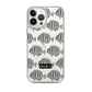 Manini (B&W) - Clear iPhone Case