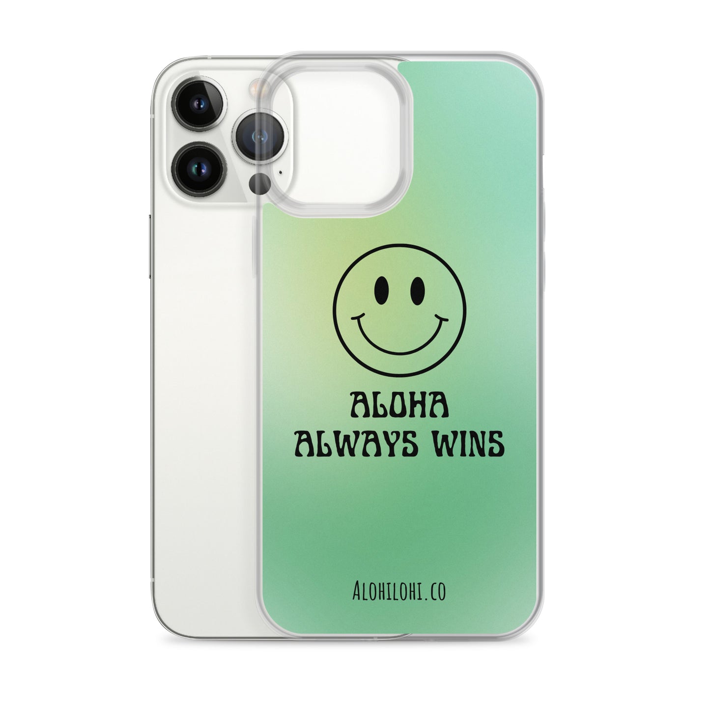 Aloha Always Wins (1) - Clear iPhone Case