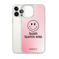 Aloha Always Wins (3) - Clear iPhone Case