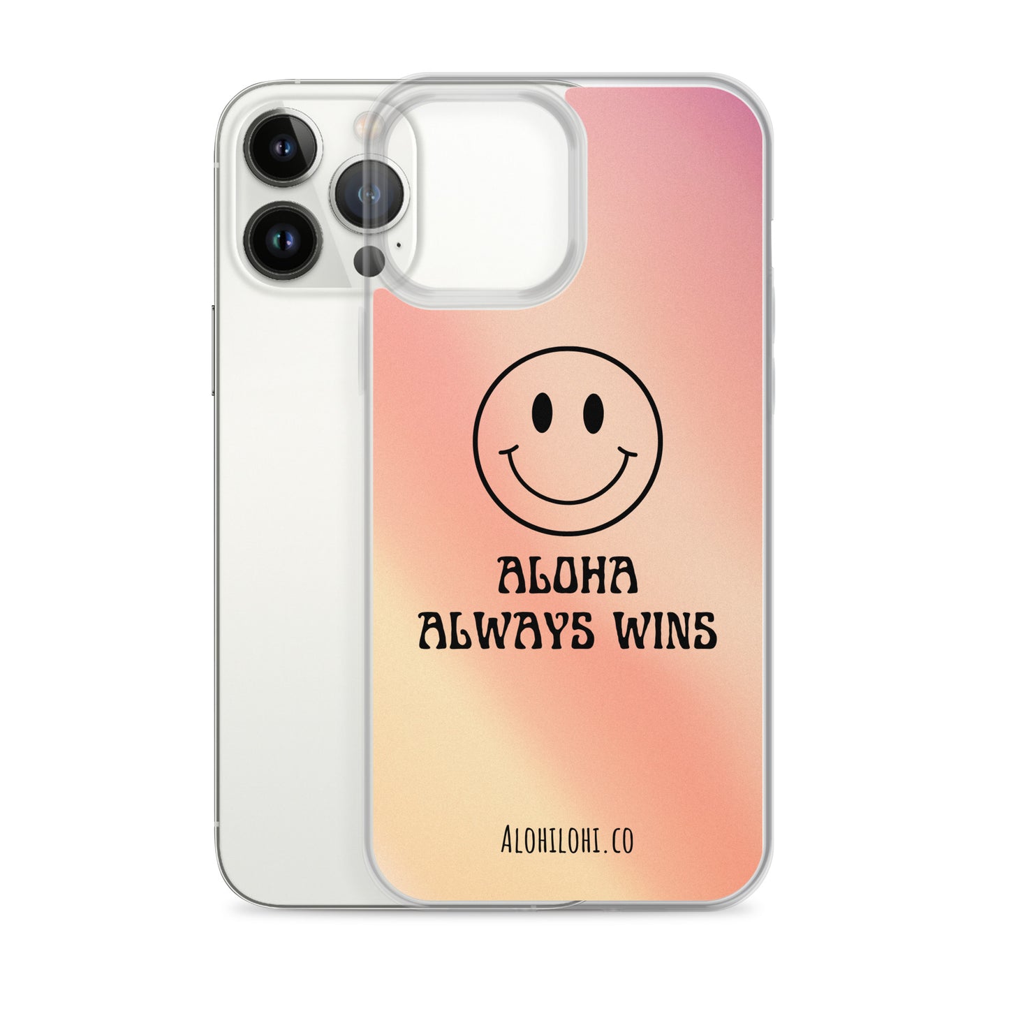 Aloha Always Wins (8) - Clear iPhone Case