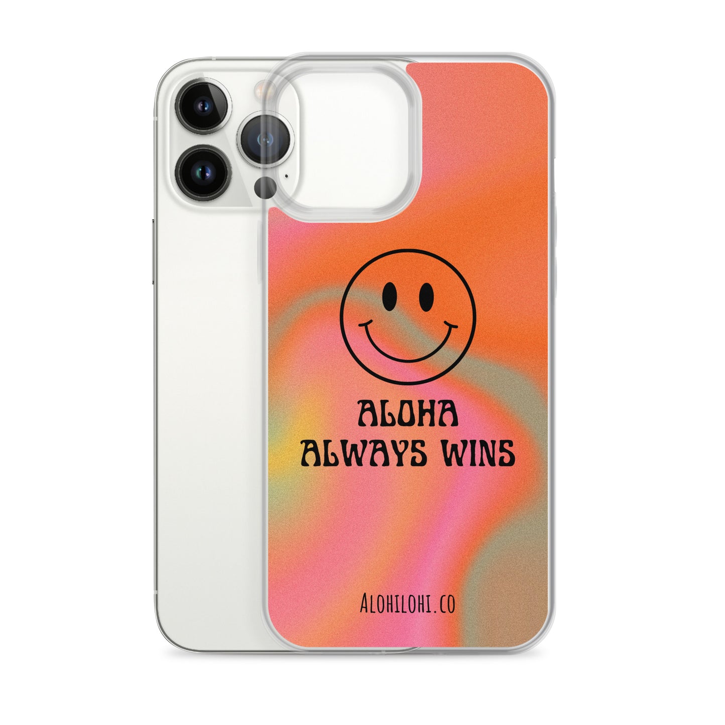 Aloha Always Wins (13) - Clear iPhone Case