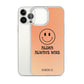 Aloha Always Wins (14) - Clear iPhone Case