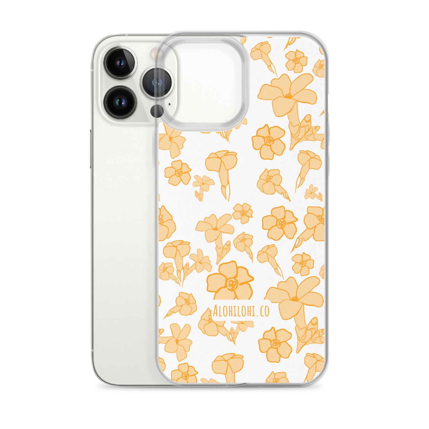 Pua Kenikeni on Keʻokeʻo - Clear iPhone Case