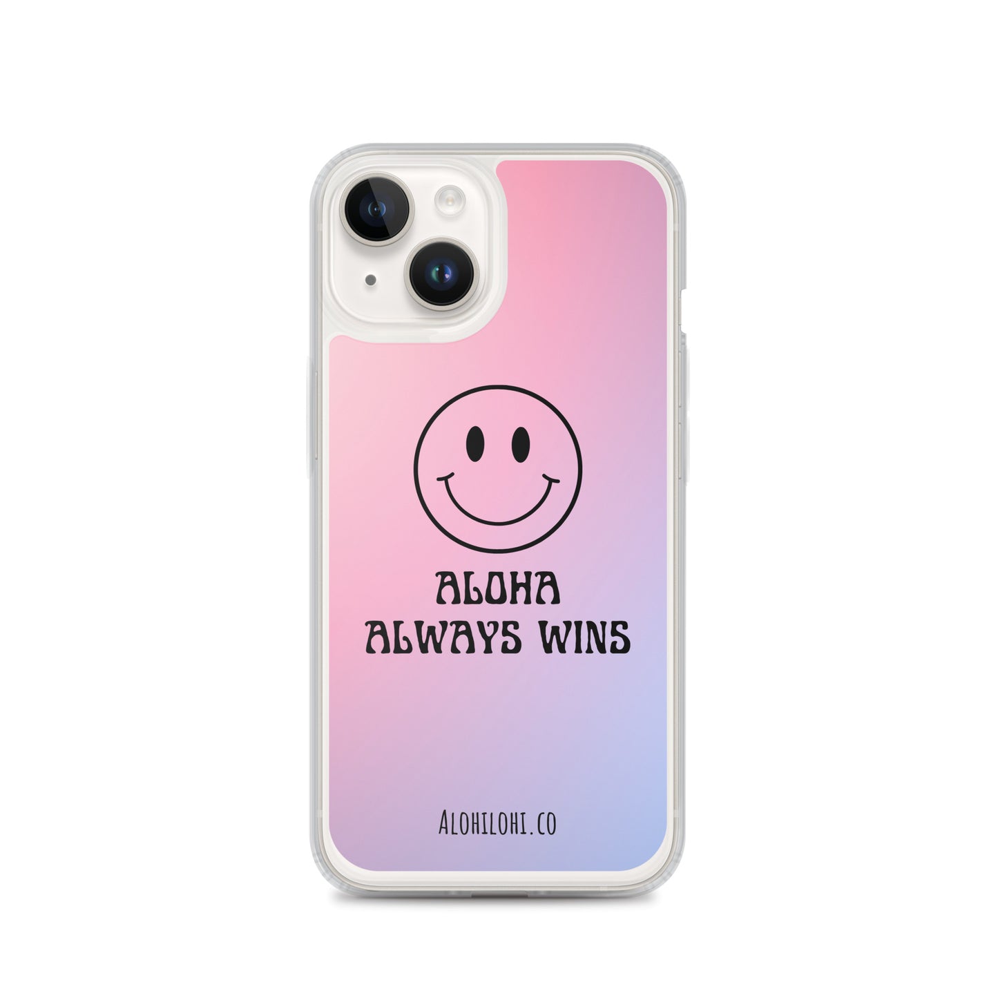 Aloha Always Wins (2) - Clear iPhone Case