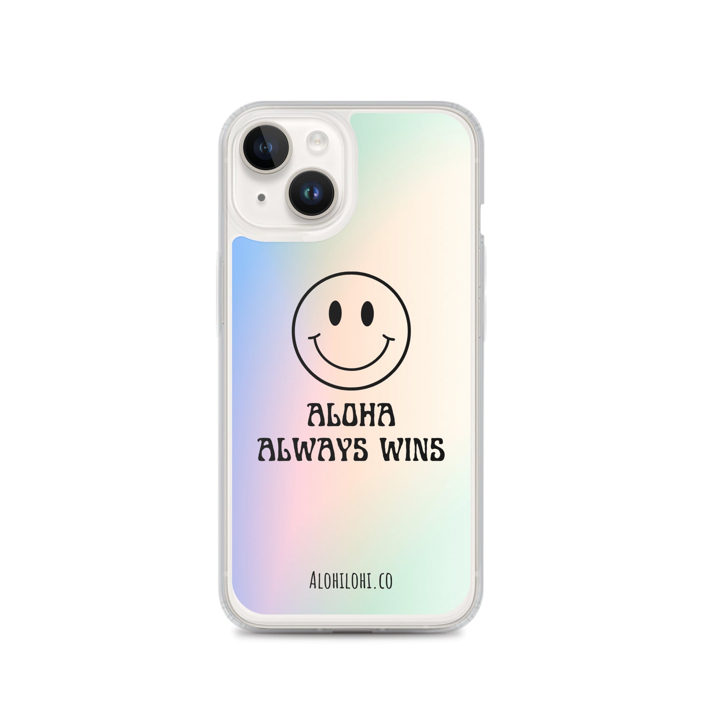 Aloha Always Wins (5) - Clear iPhone Case