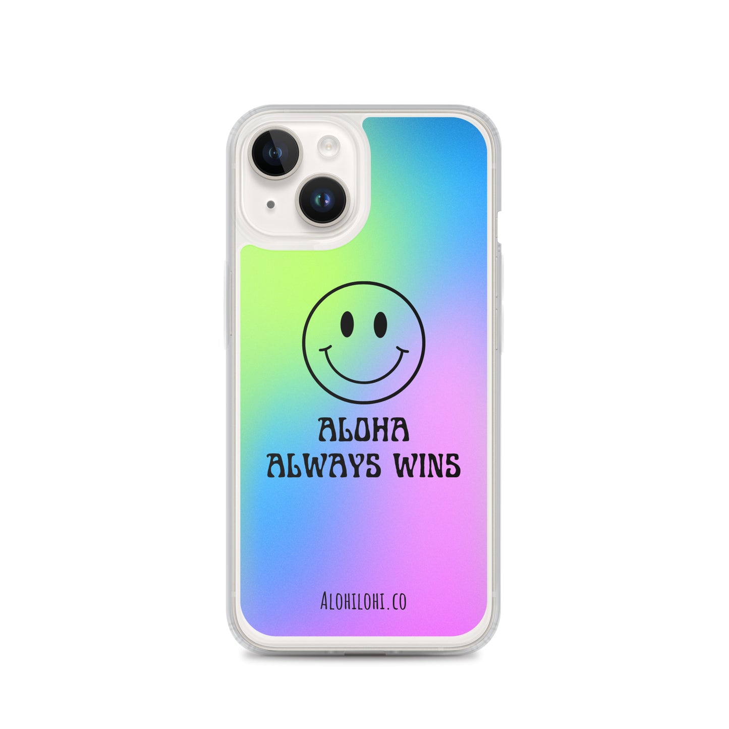 Aloha Always Wins (11) - Clear iPhone Case