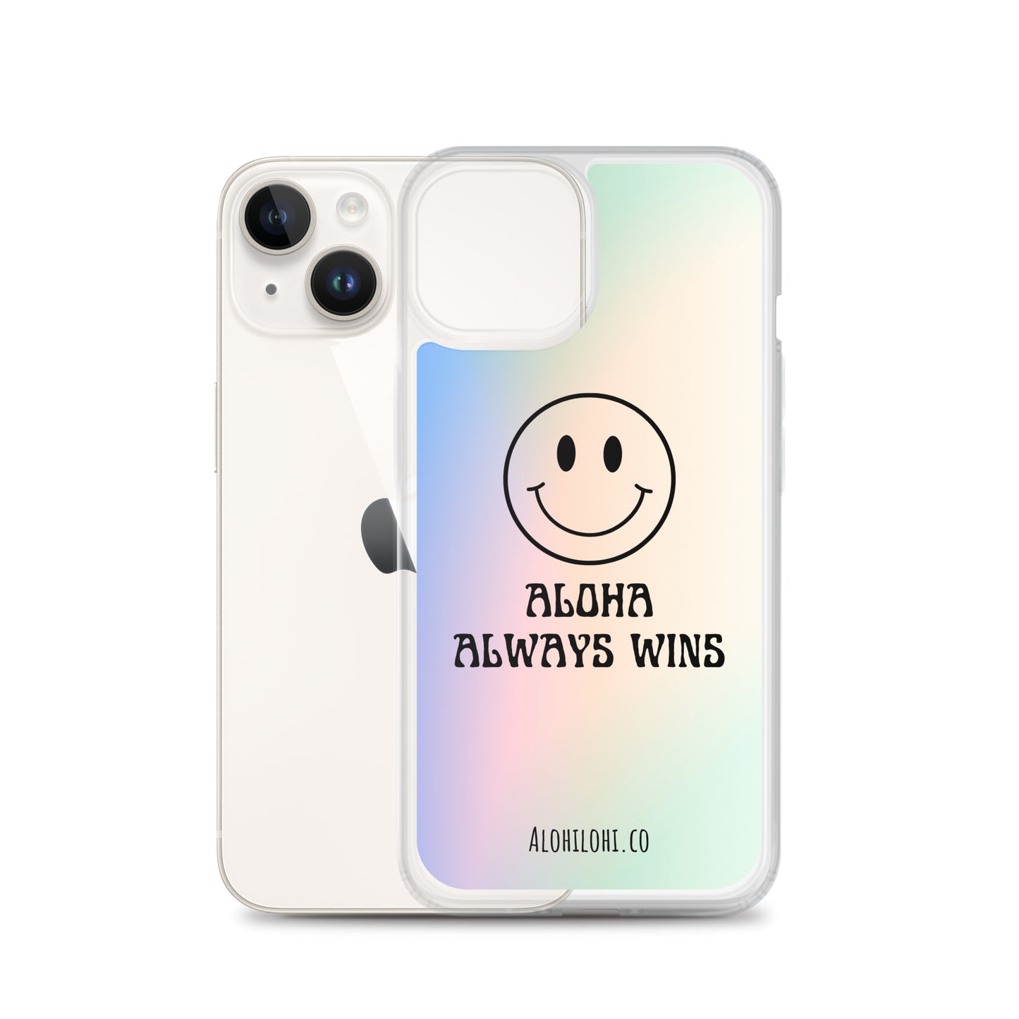 Aloha Always Wins (5) - Clear iPhone Case