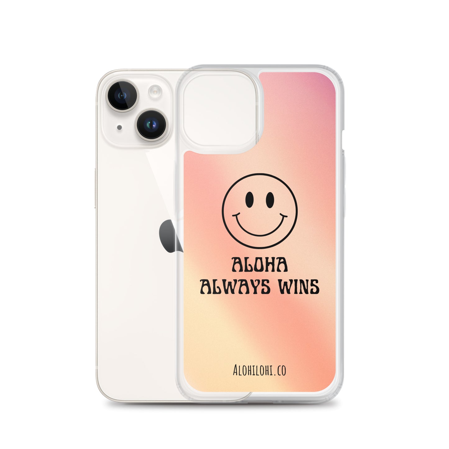 Aloha Always Wins (8) - Clear iPhone Case