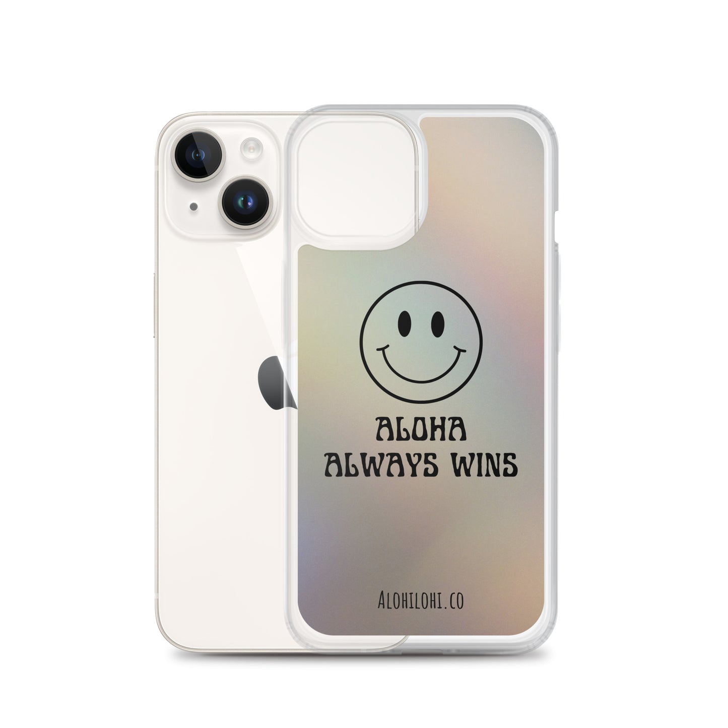 Aloha Always Wins (12) - Clear iPhone Case