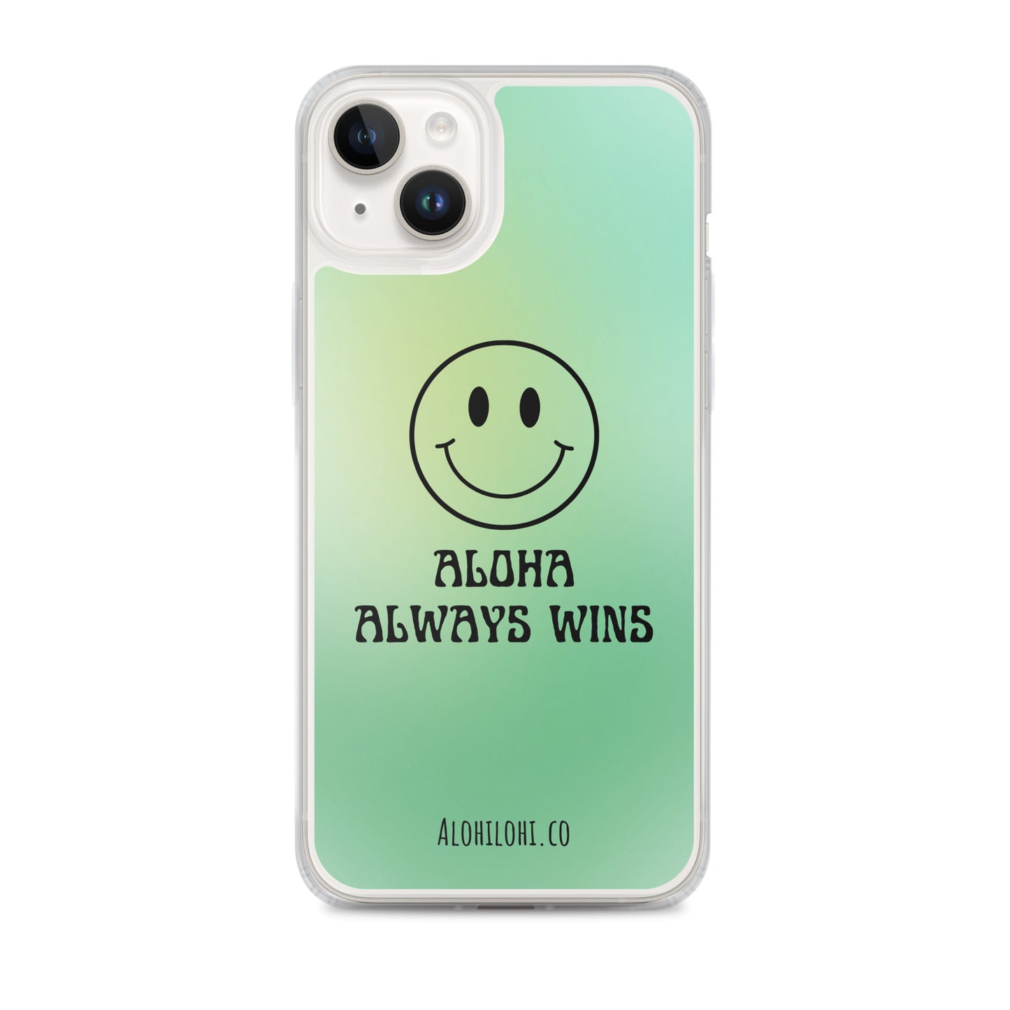 Aloha Always Wins (1) - Clear iPhone Case