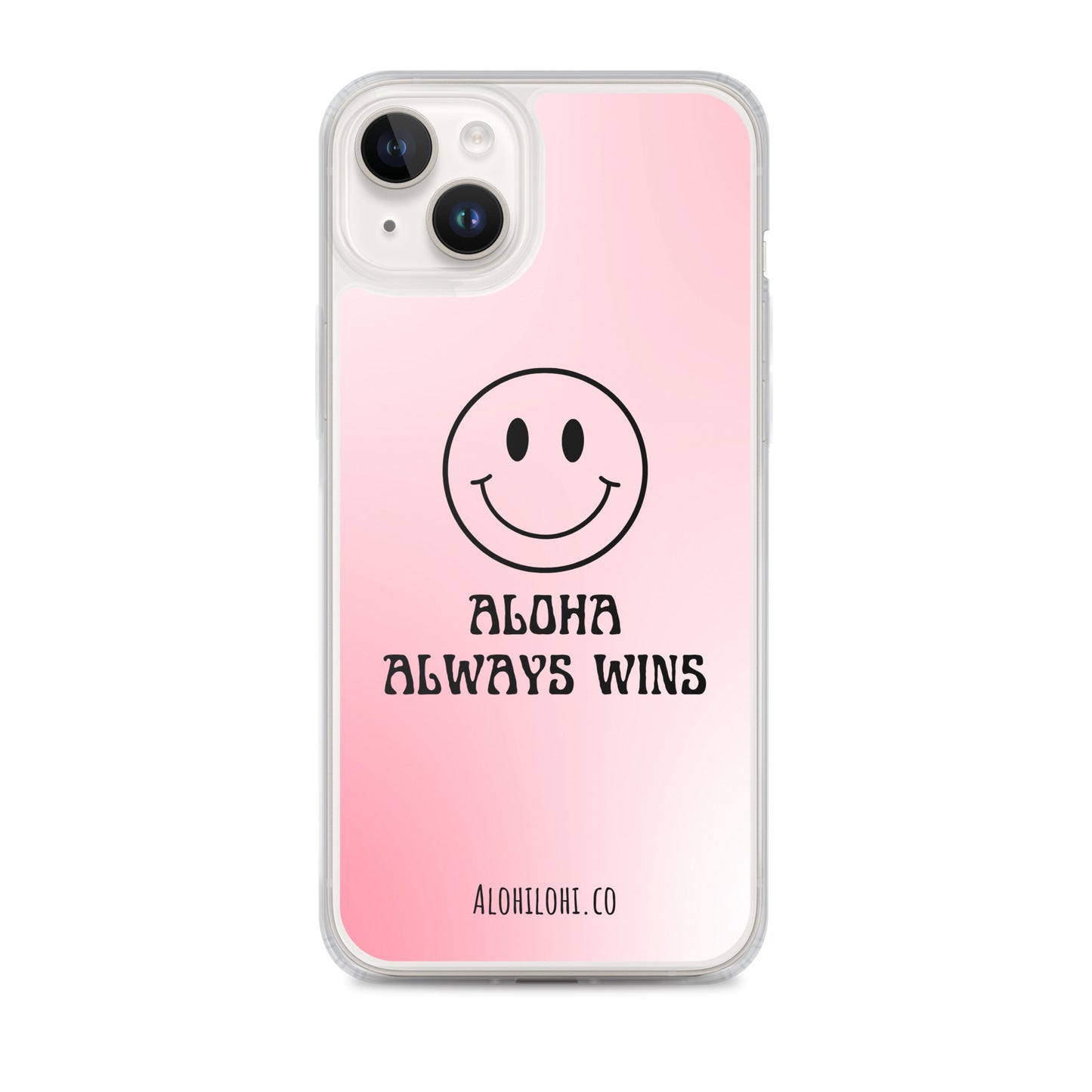 Aloha Always Wins (3) - Clear iPhone Case