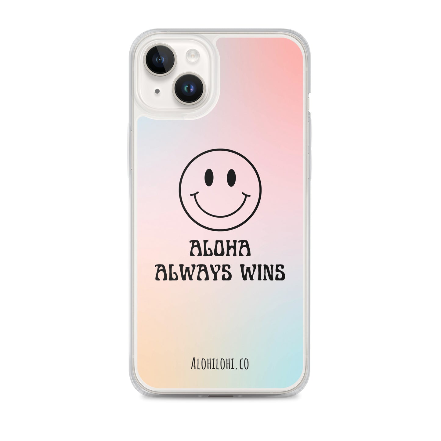 Aloha Always Wins (4) - Clear iPhone Case