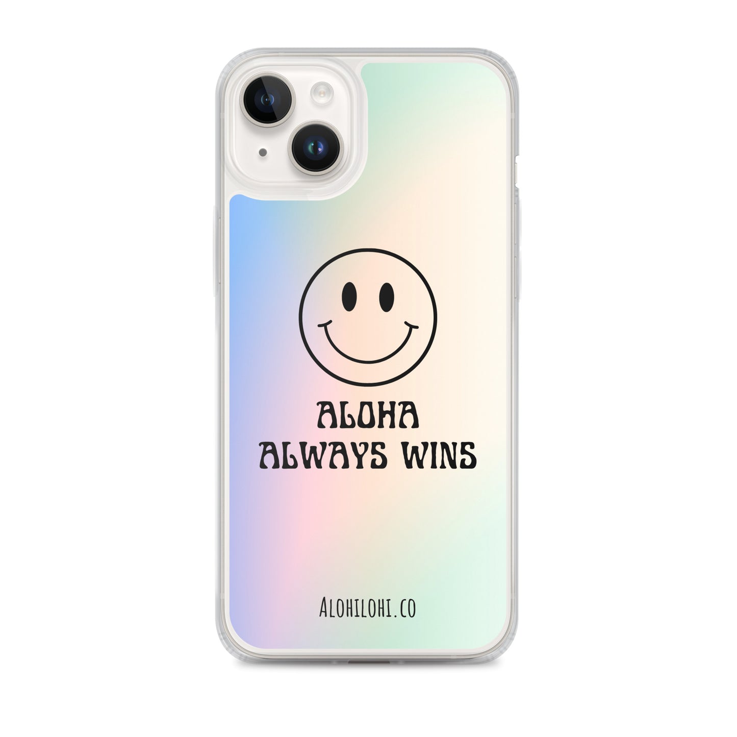 Aloha Always Wins (5) - Clear iPhone Case