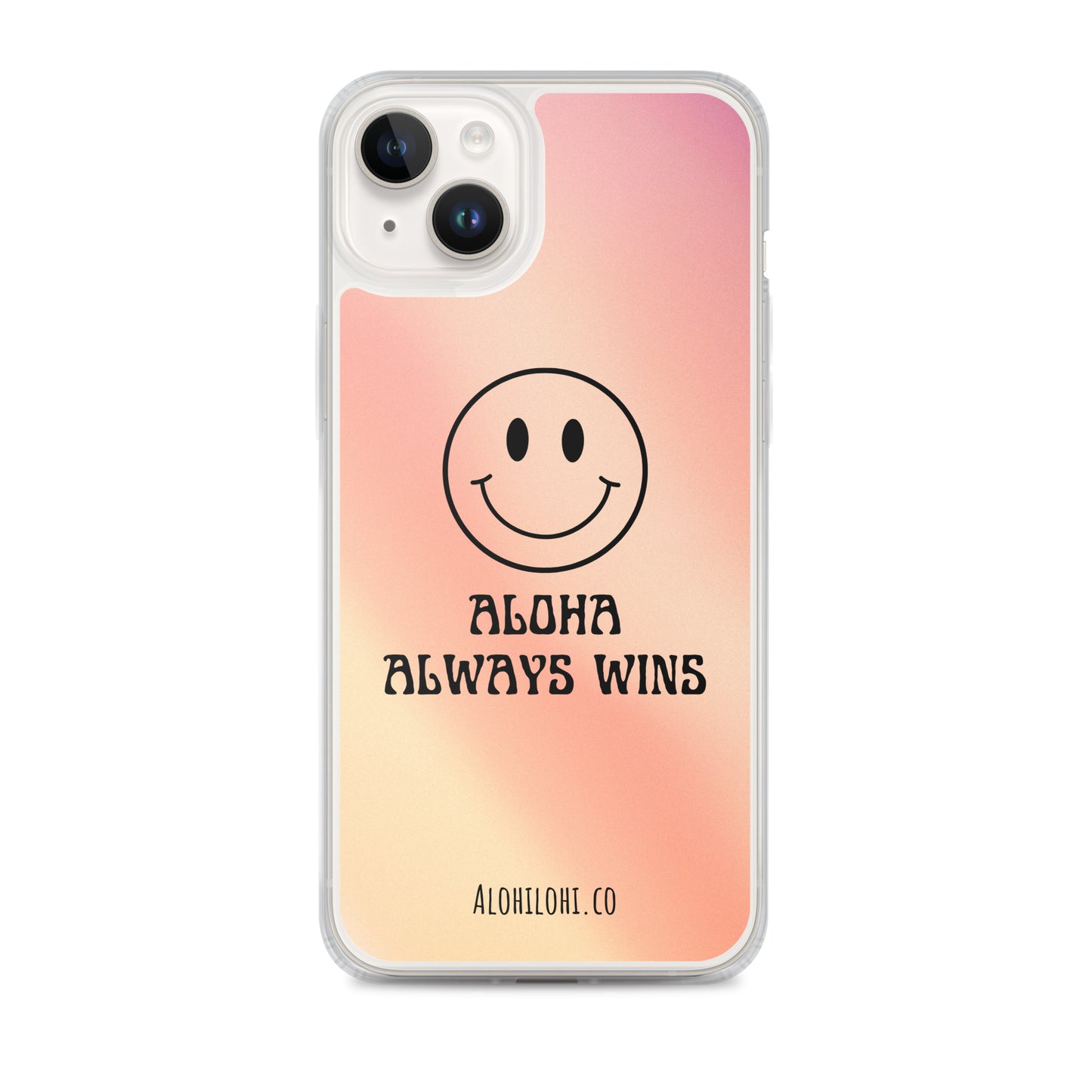 Aloha Always Wins (8) - Clear iPhone Case