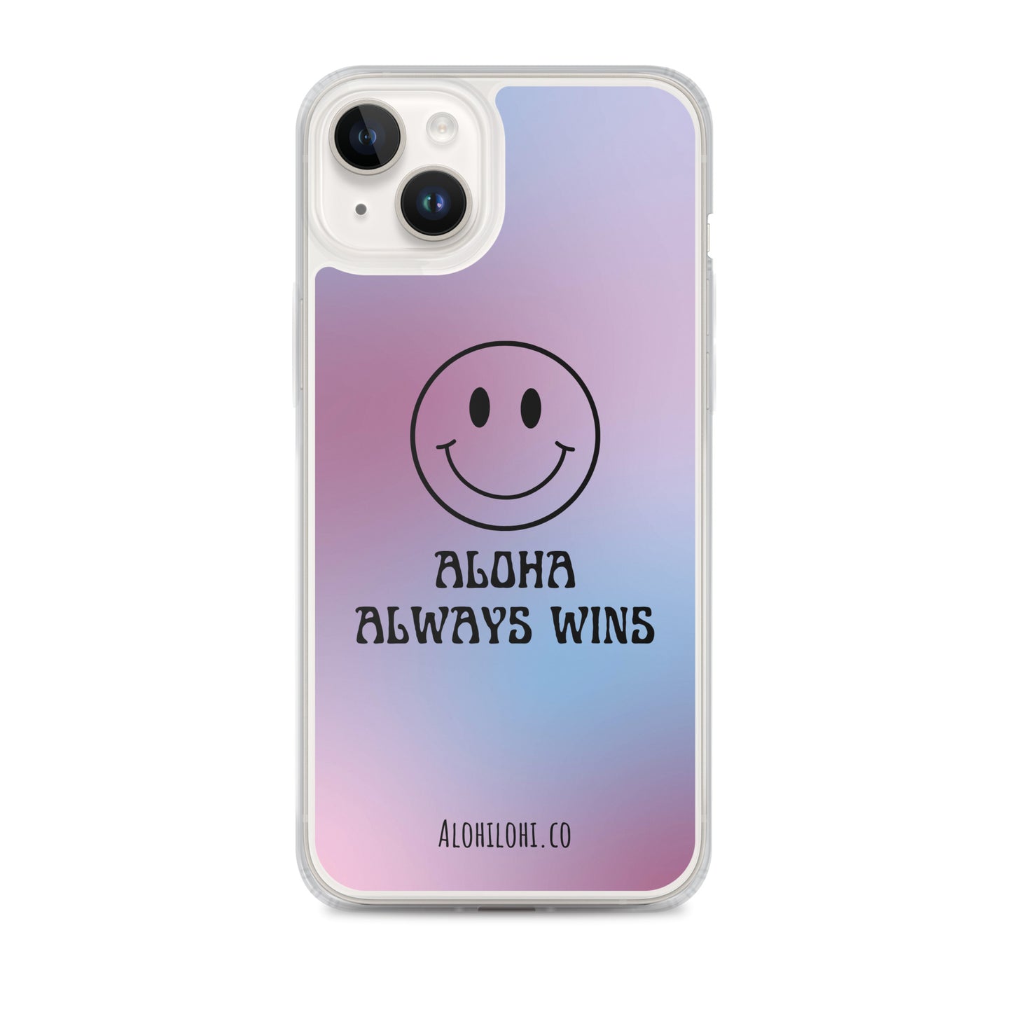 Aloha Always Wins (9) - Clear iPhone Case