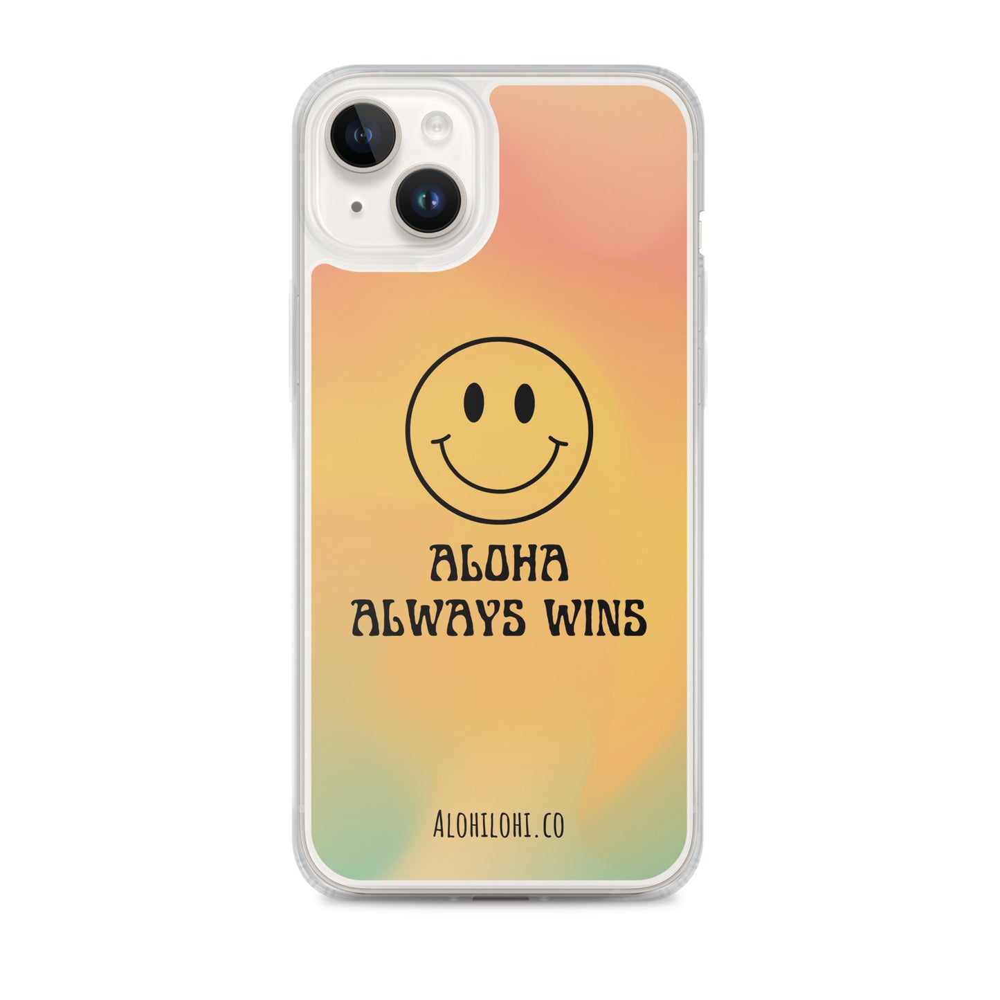 Aloha Always Wins (10) - Clear iPhone Case