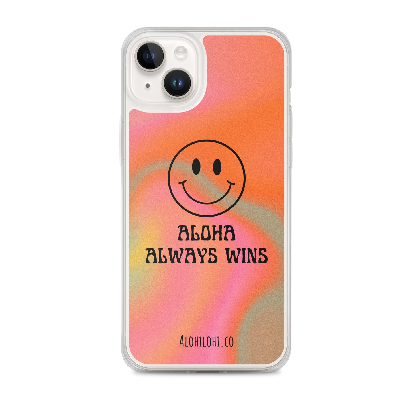 Aloha Always Wins (13) - Clear iPhone Case