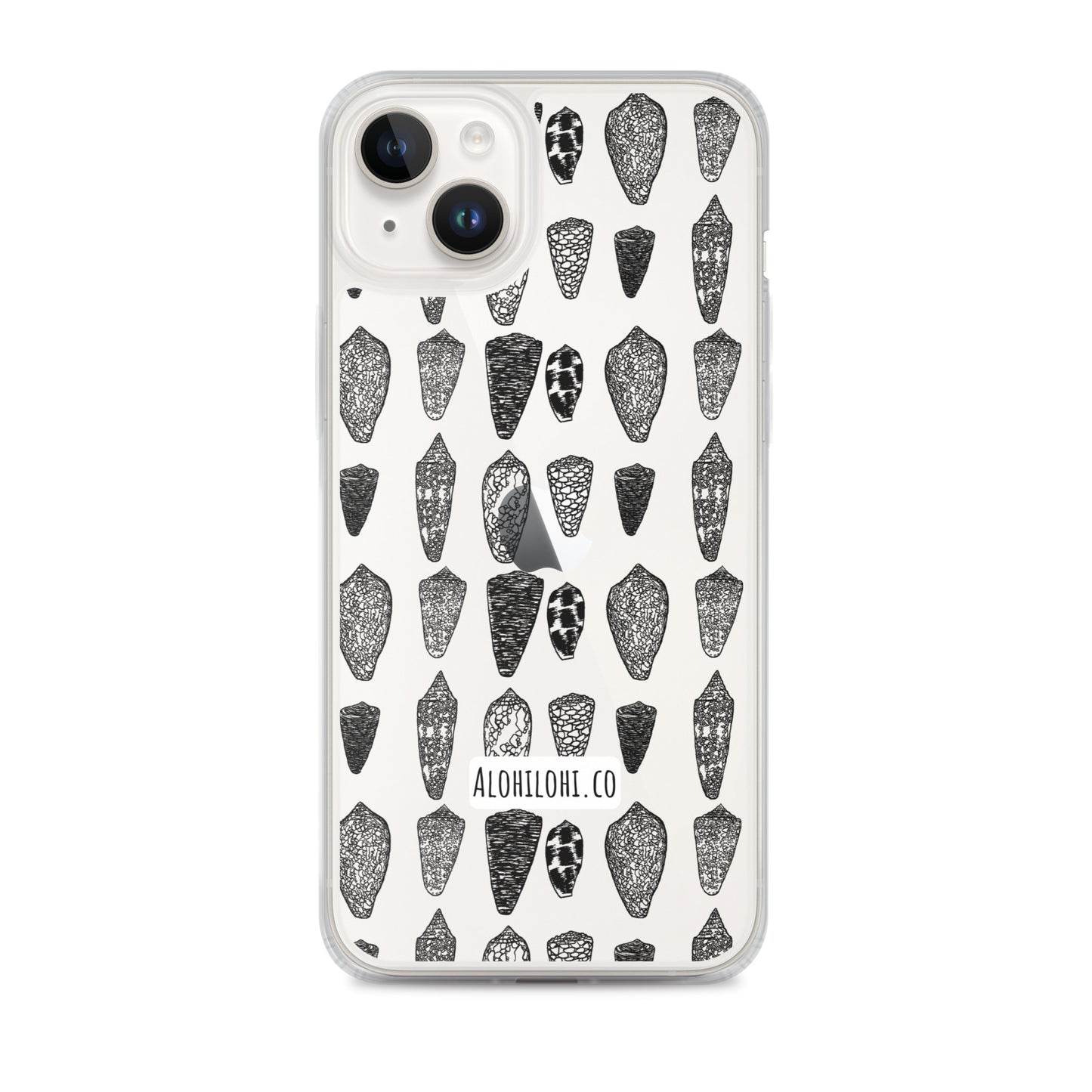 Pūpū (pattern) - Clear iPhone Case