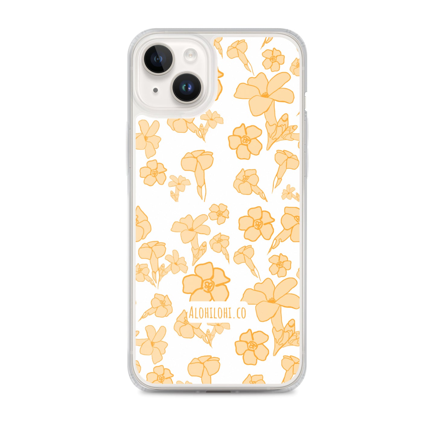 Pua Kenikeni on Keʻokeʻo - Clear iPhone Case