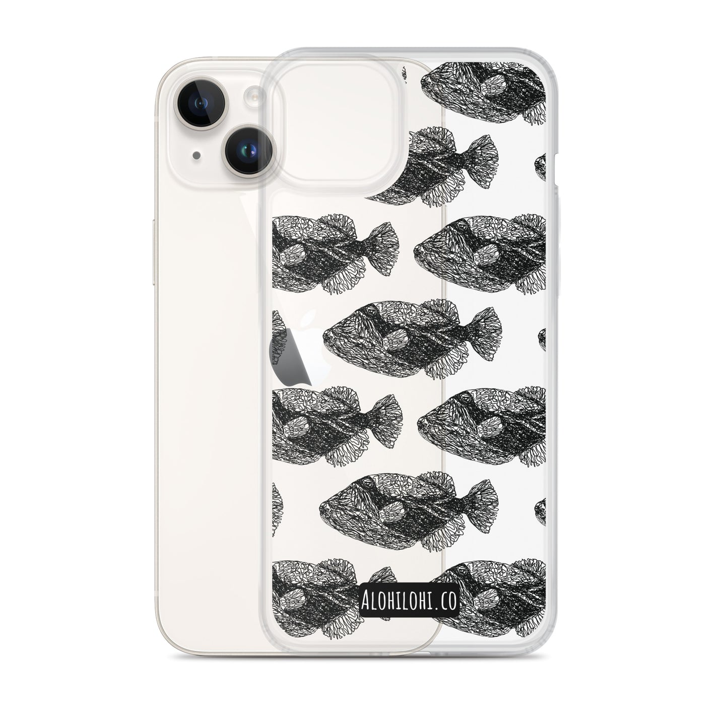 Humuhumunukunukuāpuaʻa LD - Clear iPhone Case