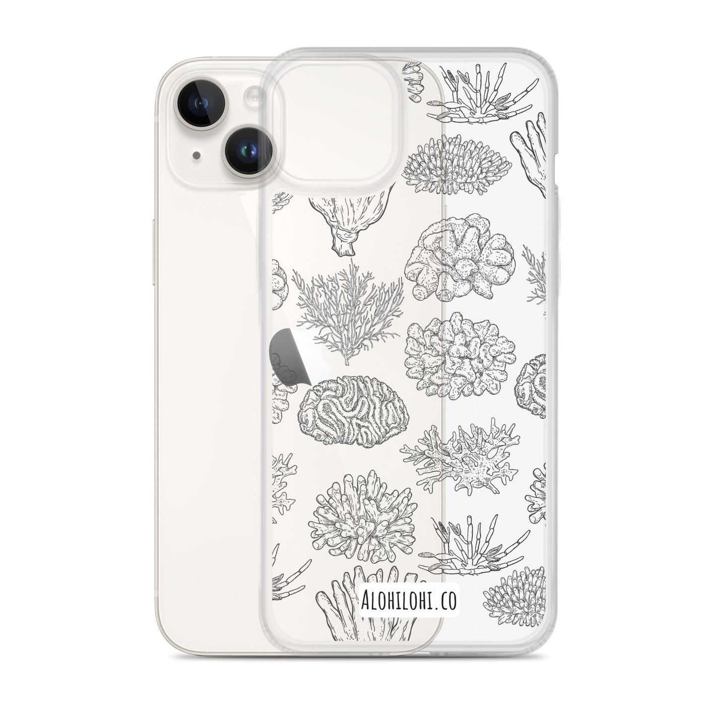 Corals - Clear iPhone Case