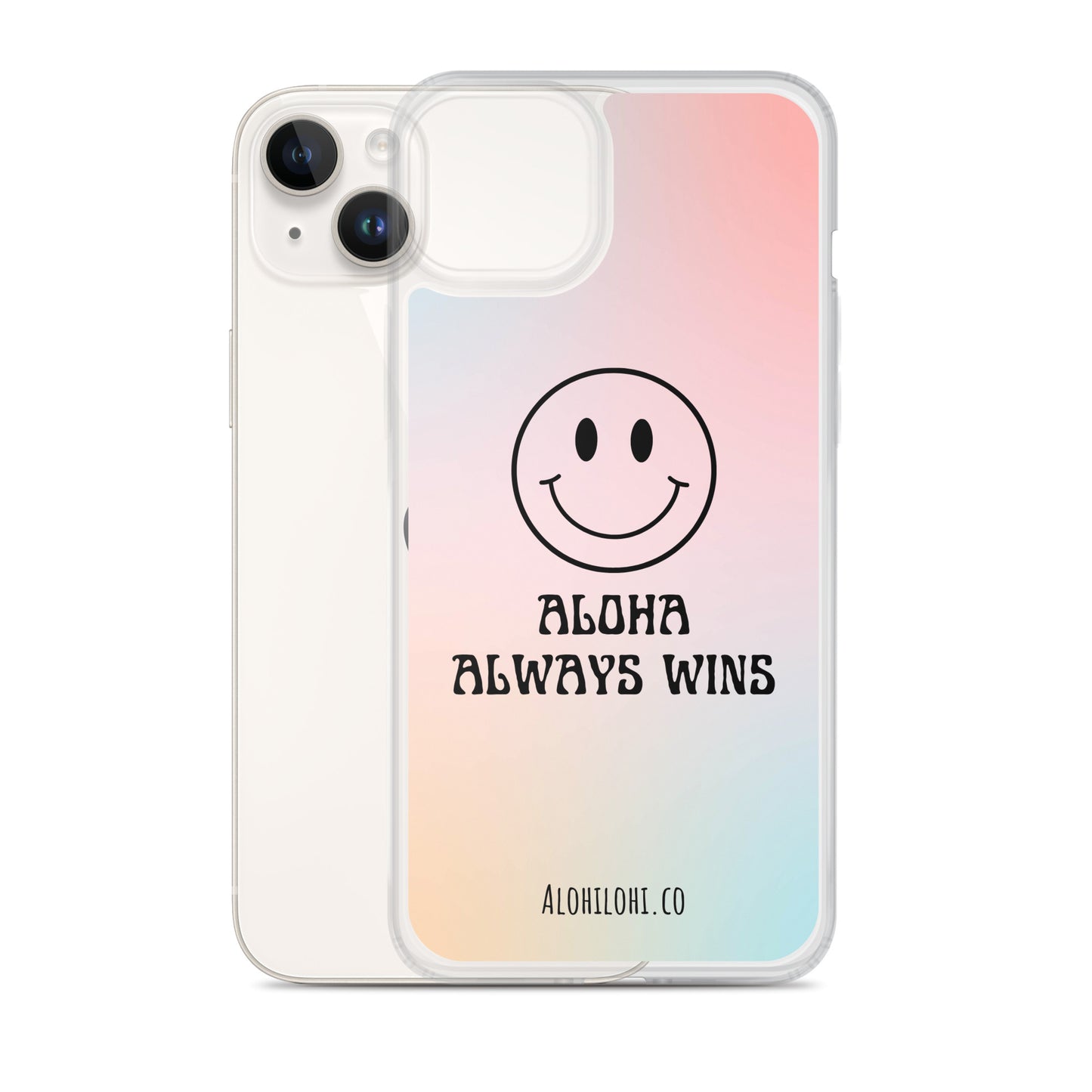 Aloha Always Wins (4) - Clear iPhone Case