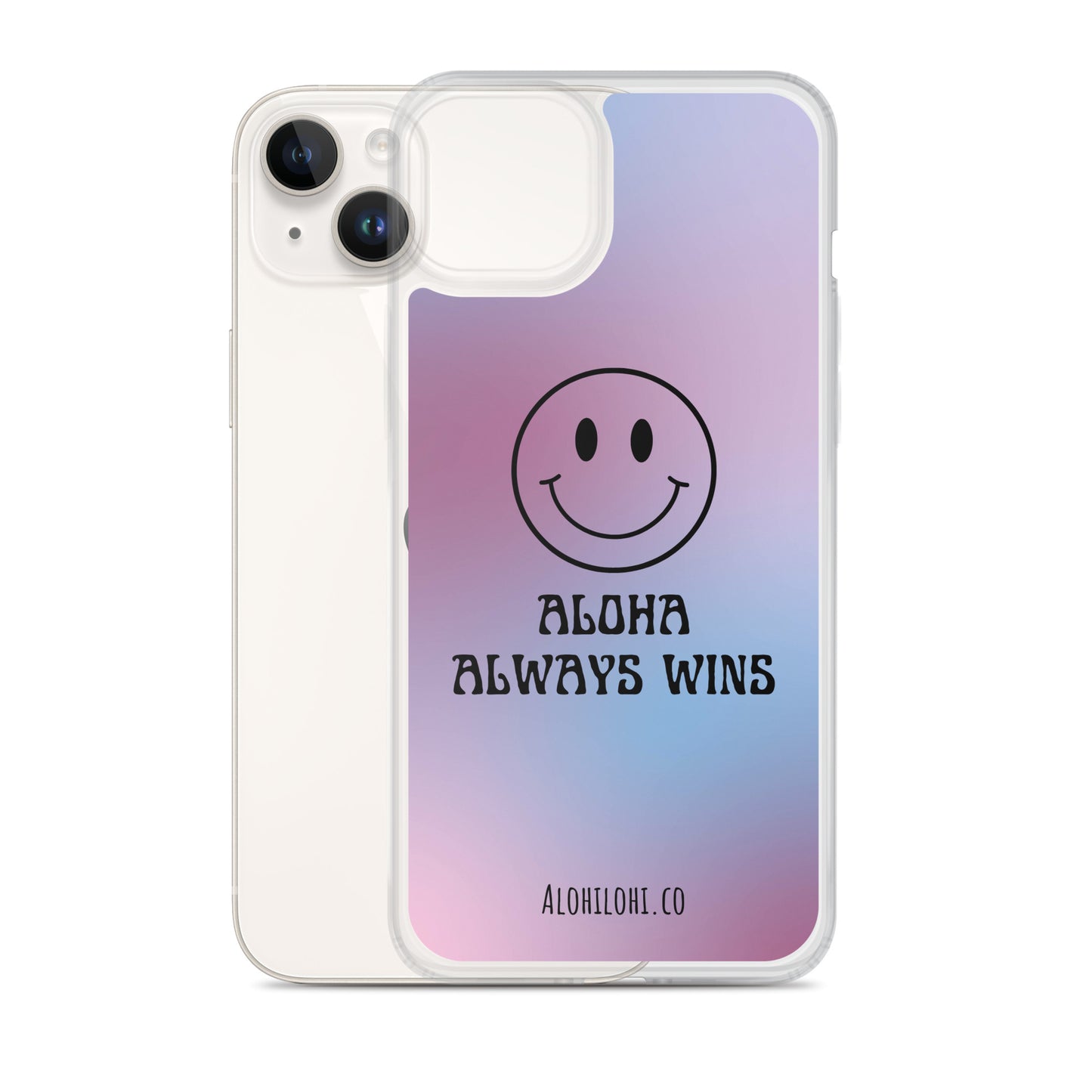 Aloha Always Wins (9) - Clear iPhone Case