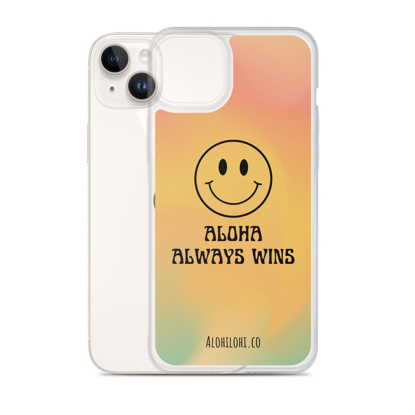 Aloha Always Wins (10) - Clear iPhone Case