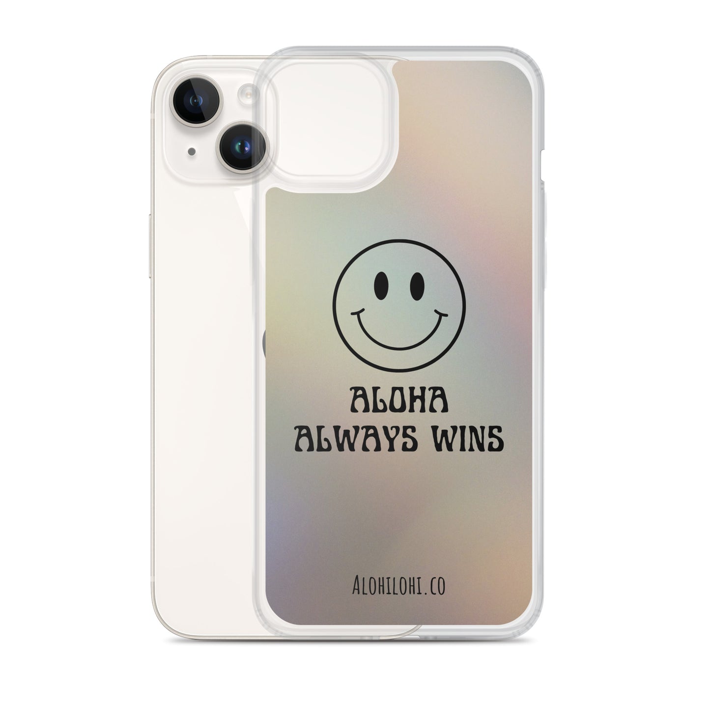 Aloha Always Wins (12) - Clear iPhone Case