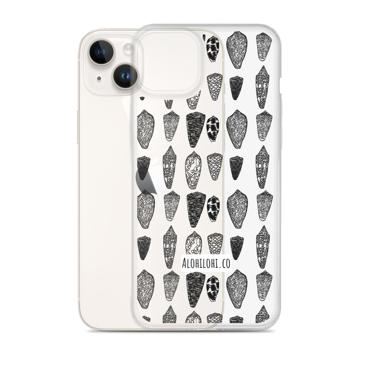 Pūpū (pattern) - Clear iPhone Case