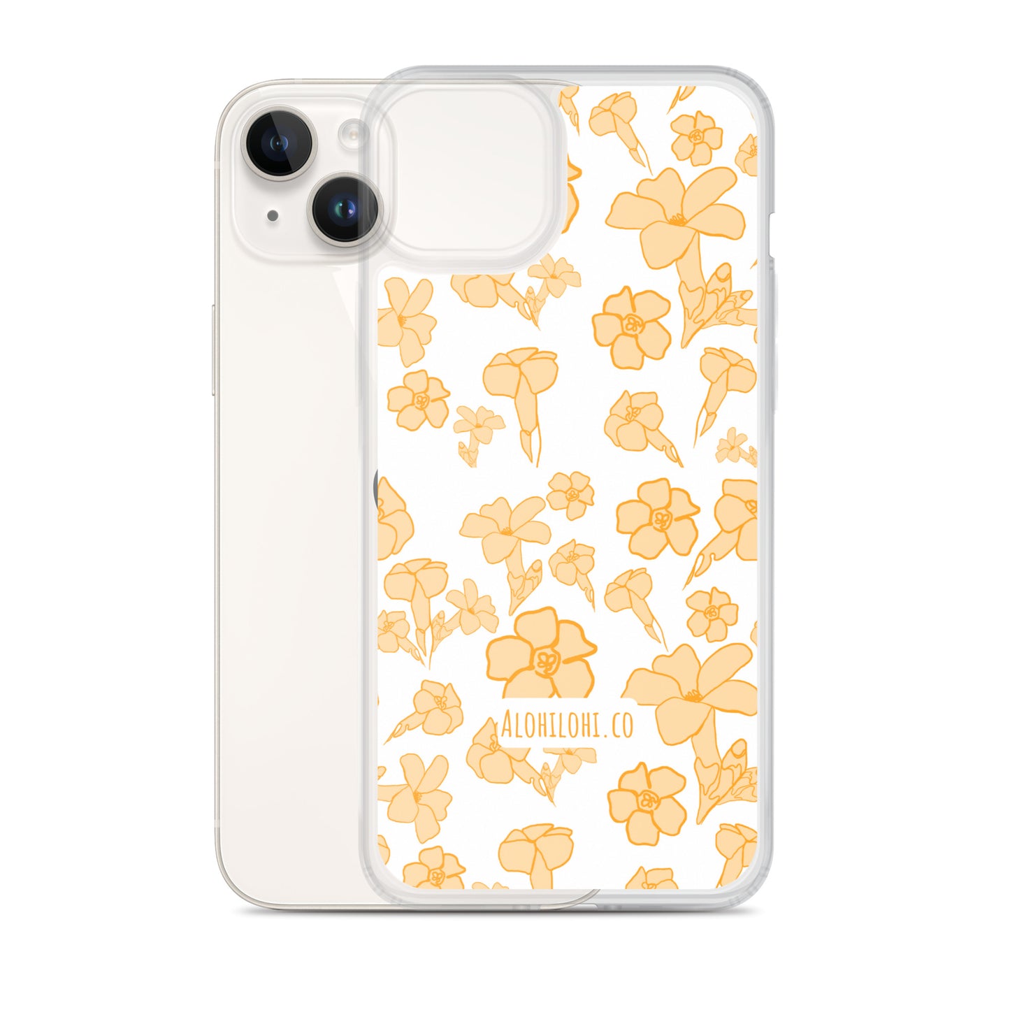 Pua Kenikeni on Keʻokeʻo - Clear iPhone Case