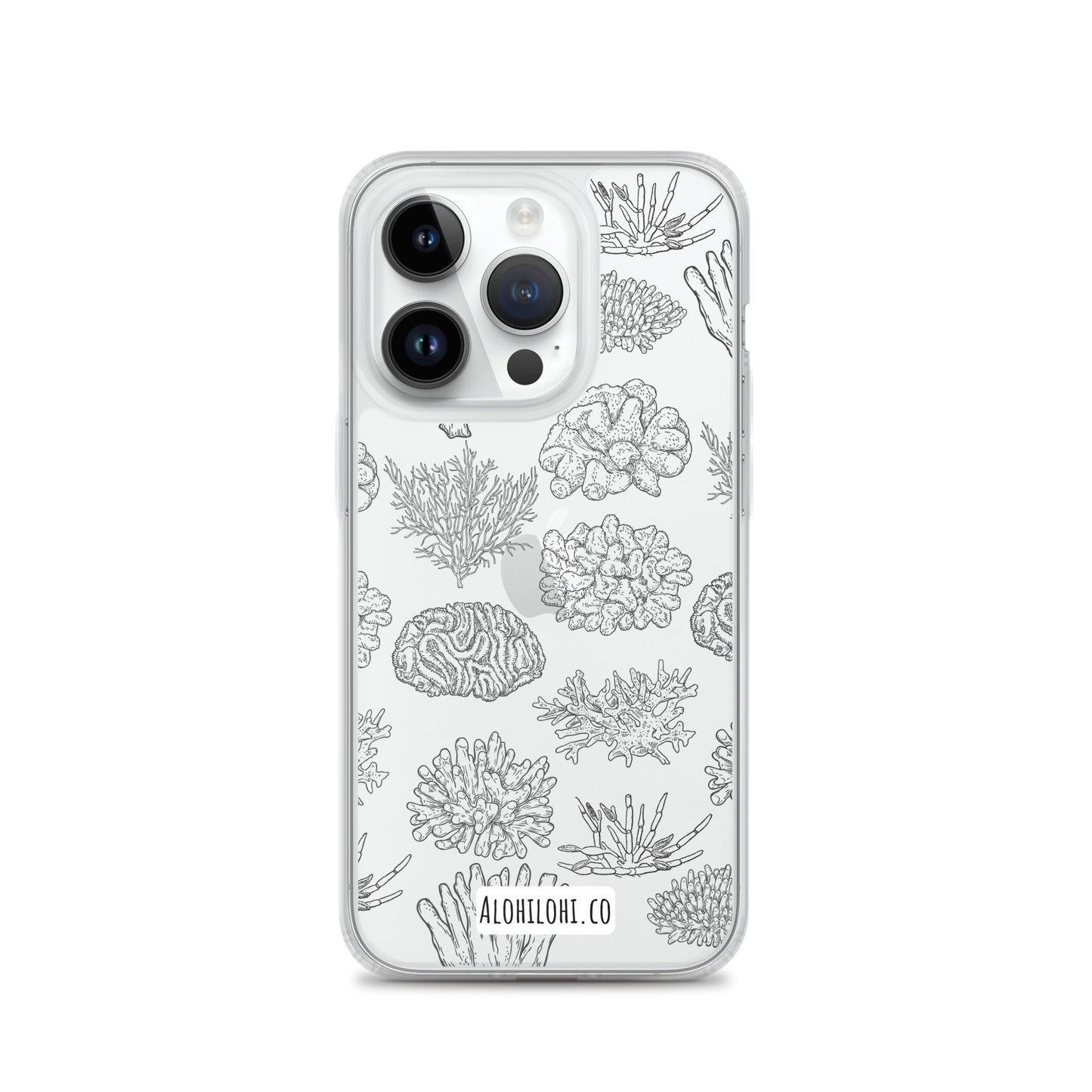 Corals - Clear iPhone Case