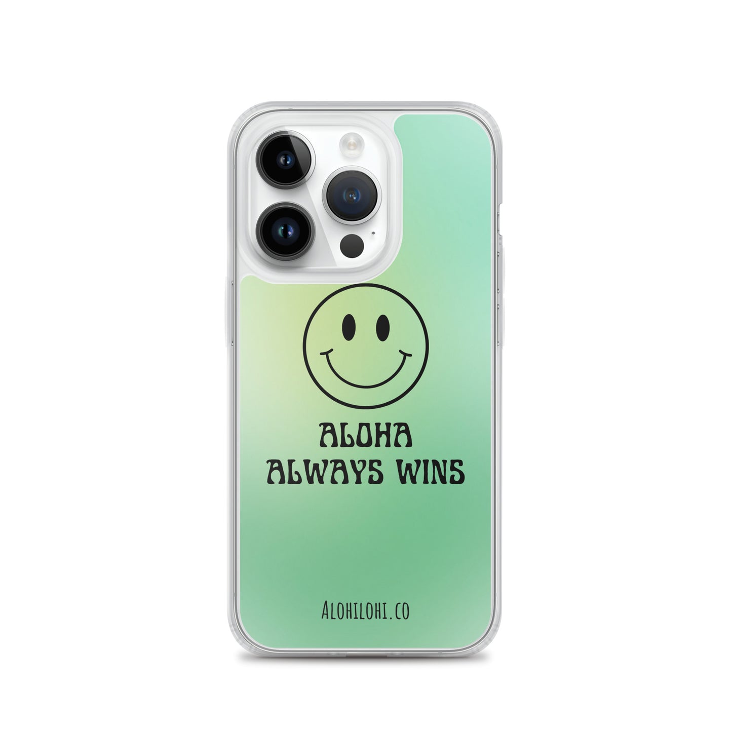 Aloha Always Wins (1) - Clear iPhone Case