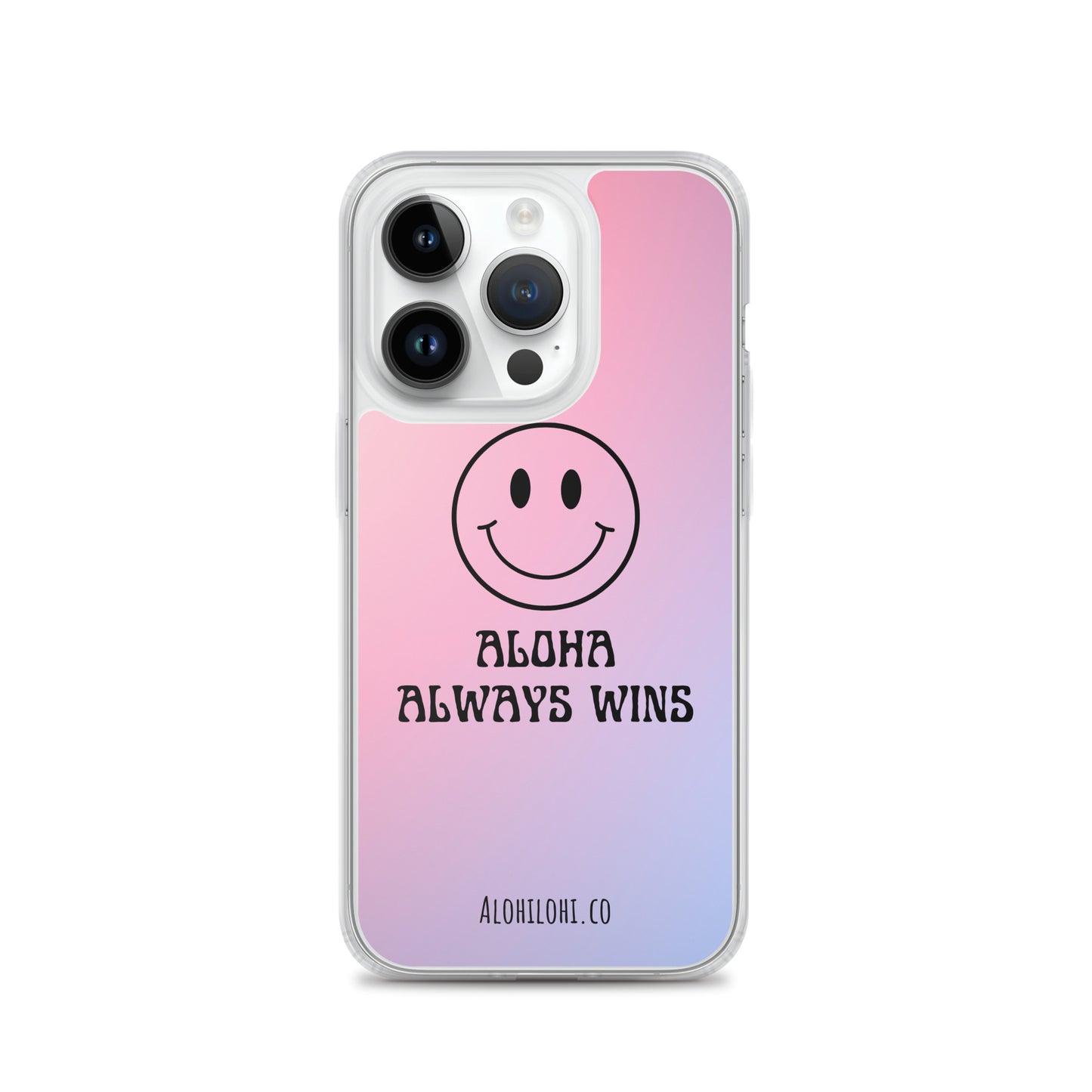 Aloha Always Wins (2) - Clear iPhone Case