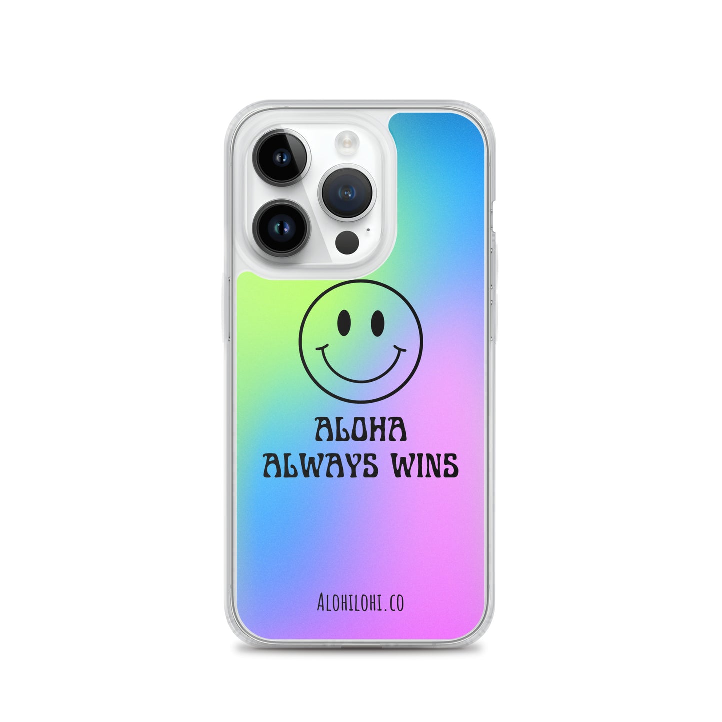 Aloha Always Wins (11) - Clear iPhone Case