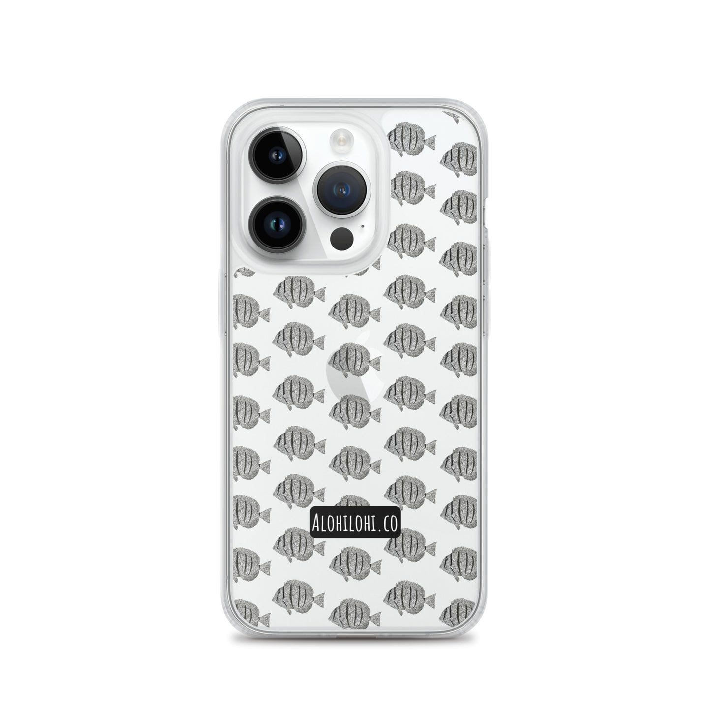 Manini (B&W) (s) - Clear iPhone Case