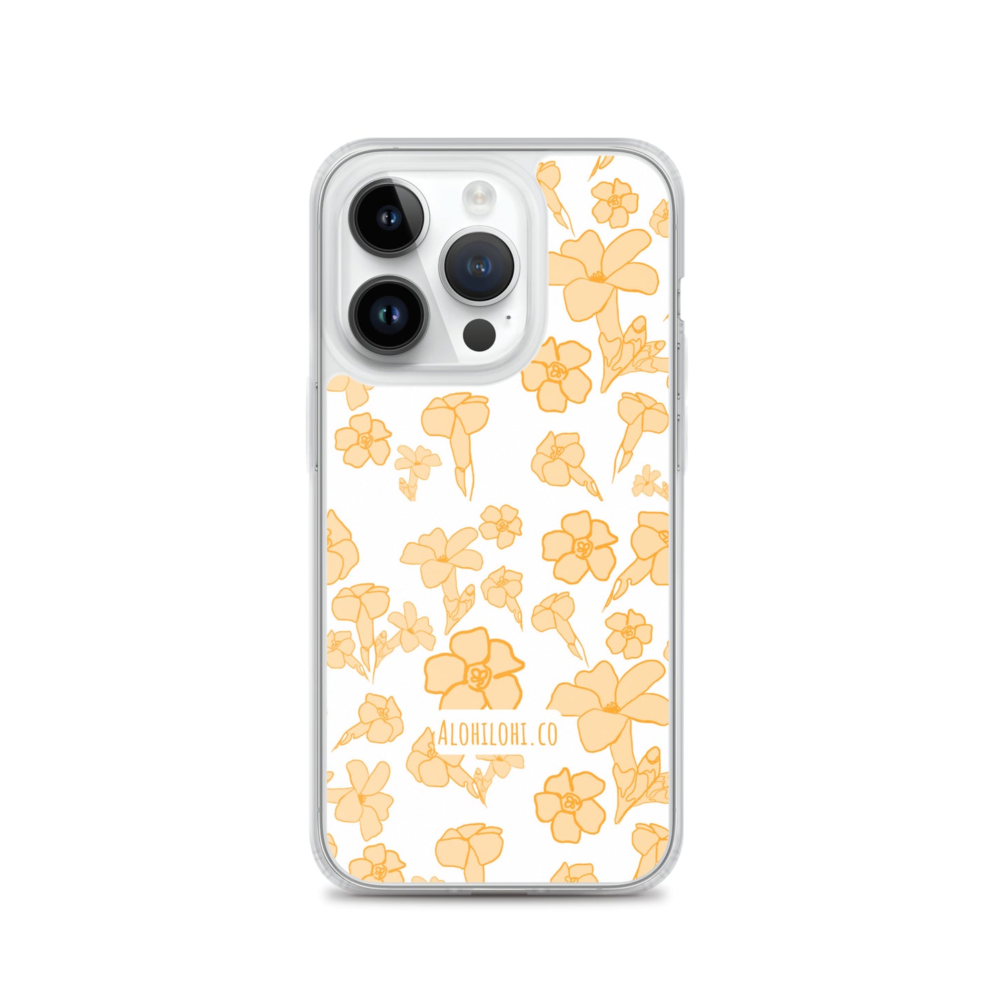 Pua Kenikeni on Keʻokeʻo - Clear iPhone Case