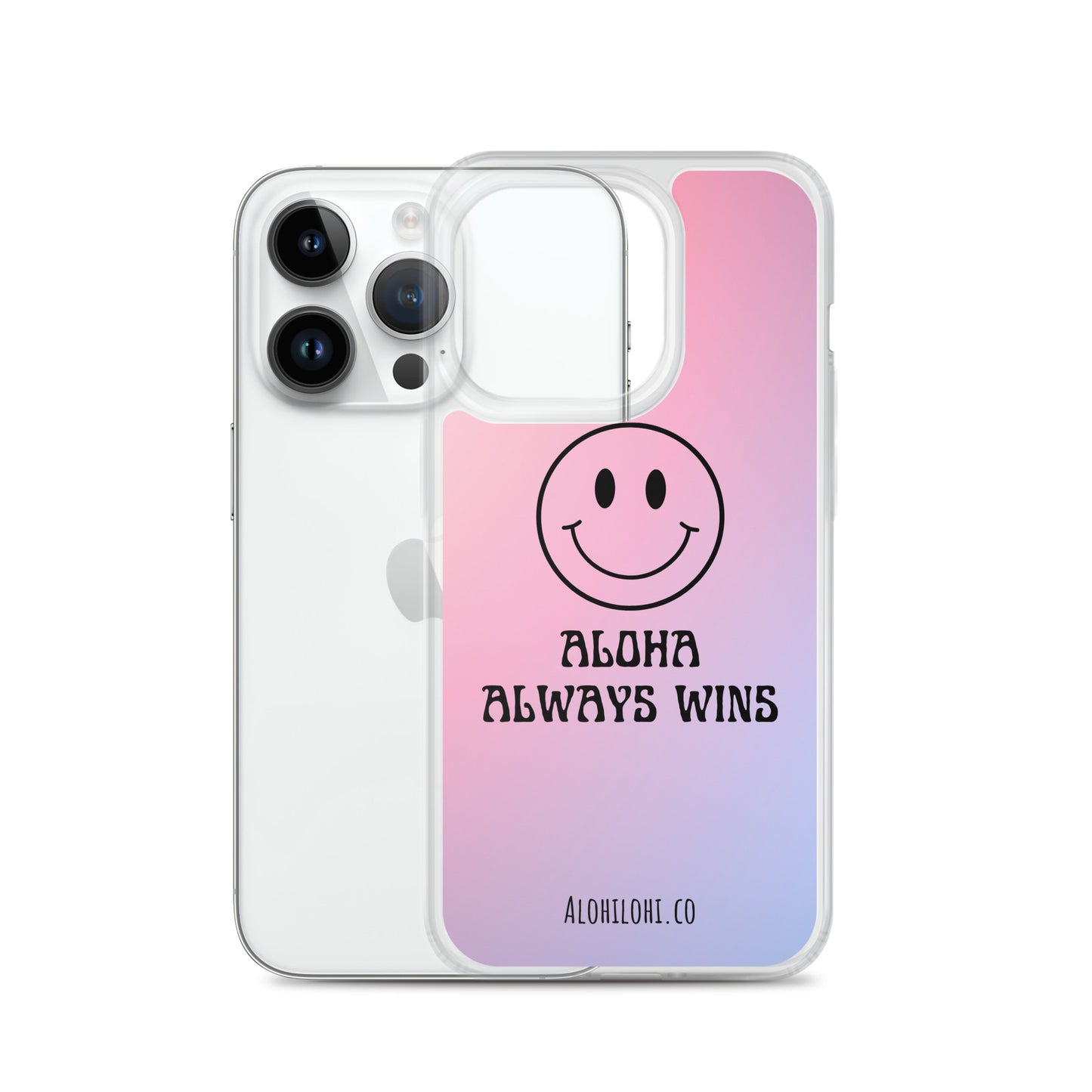 Aloha Always Wins (2) - Clear iPhone Case