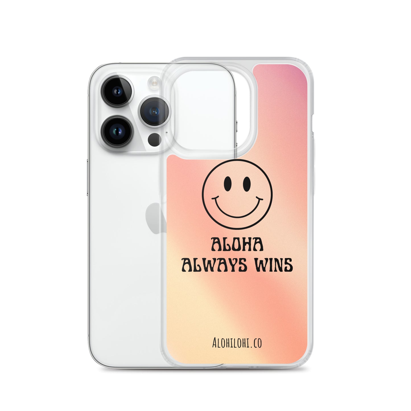 Aloha Always Wins (8) - Clear iPhone Case