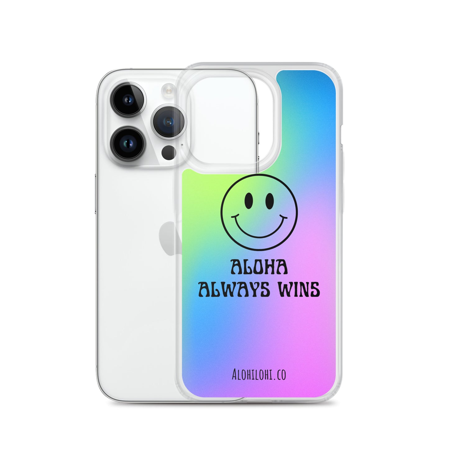 Aloha Always Wins (11) - Clear iPhone Case