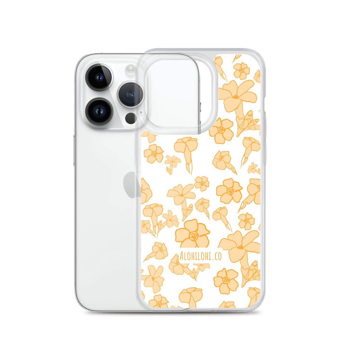 Pua Kenikeni on Keʻokeʻo - Clear iPhone Case