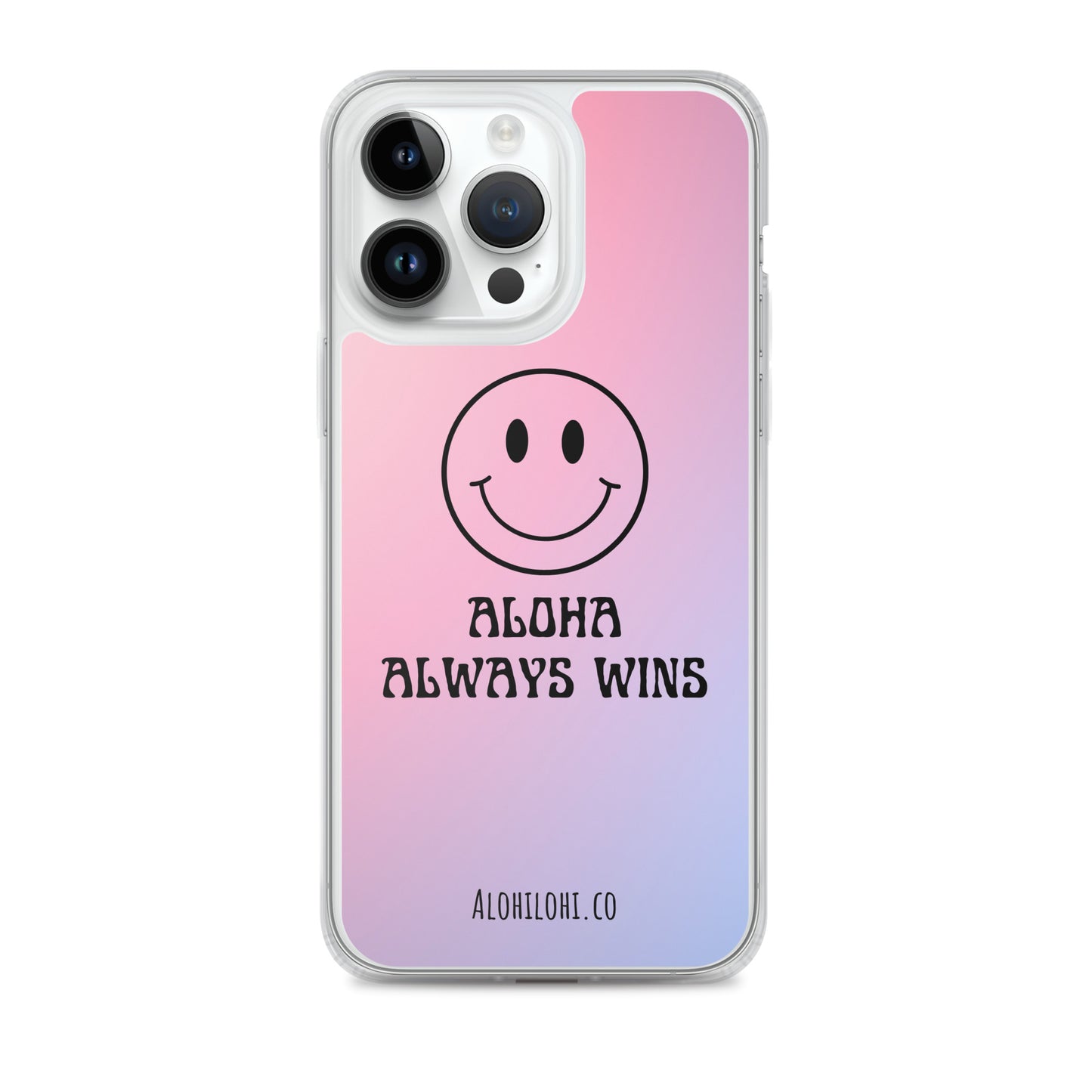 Aloha Always Wins (2) - Clear iPhone Case