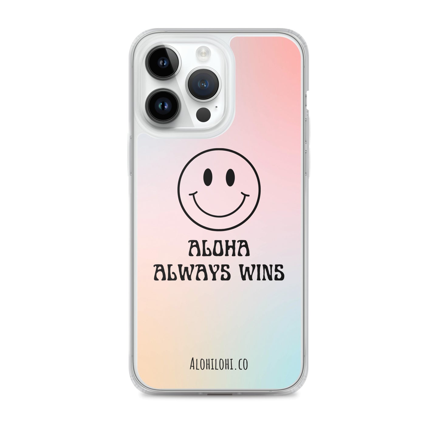 Aloha Always Wins (4) - Clear iPhone Case