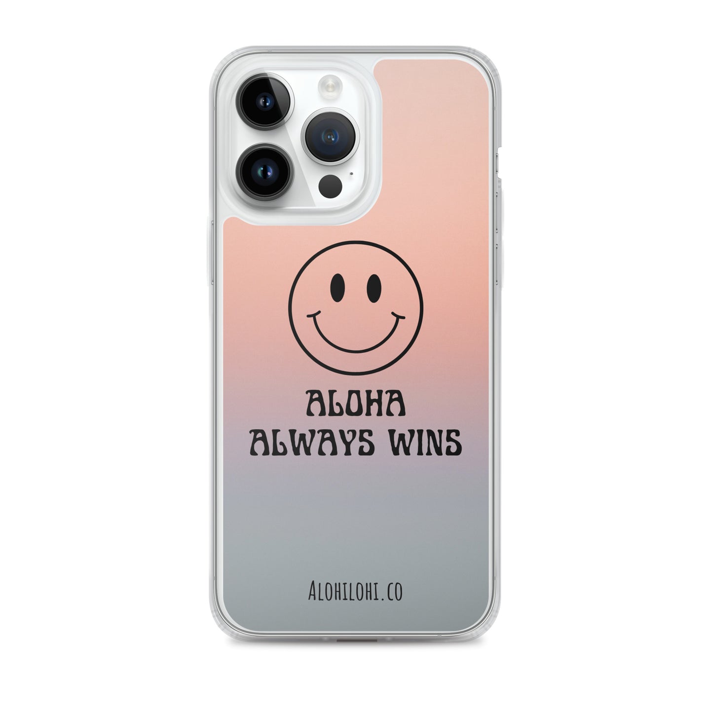 Aloha Always Wins (7) - Clear iPhone Case