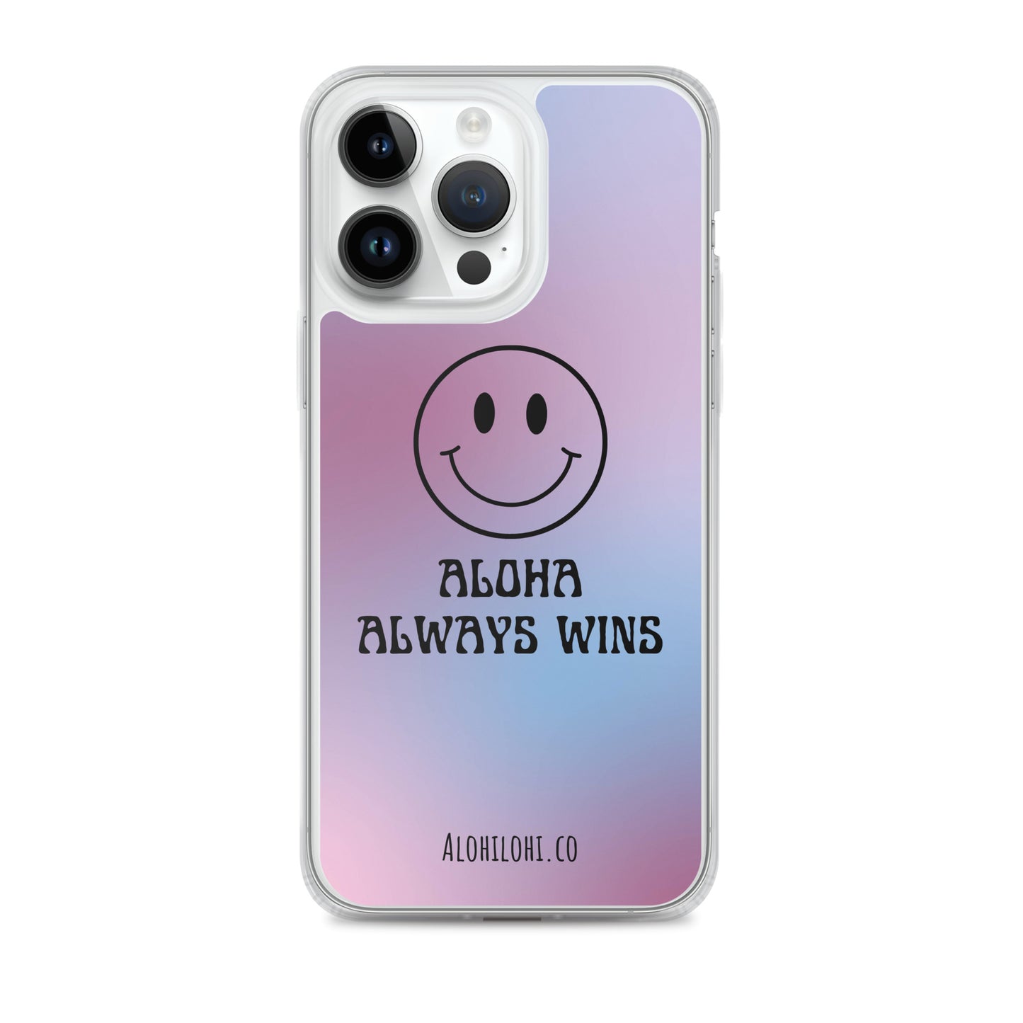 Aloha Always Wins (9) - Clear iPhone Case